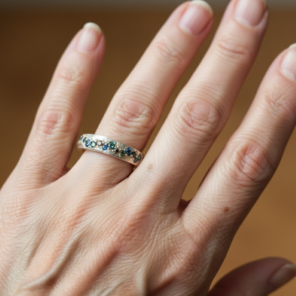 Vintage Gold Colorful Ring