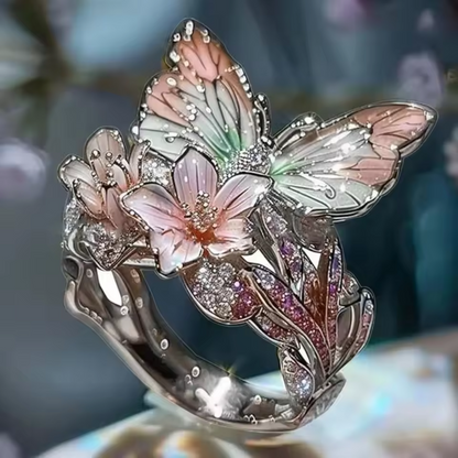 Vintage Golden Brimhaven Floral Ring